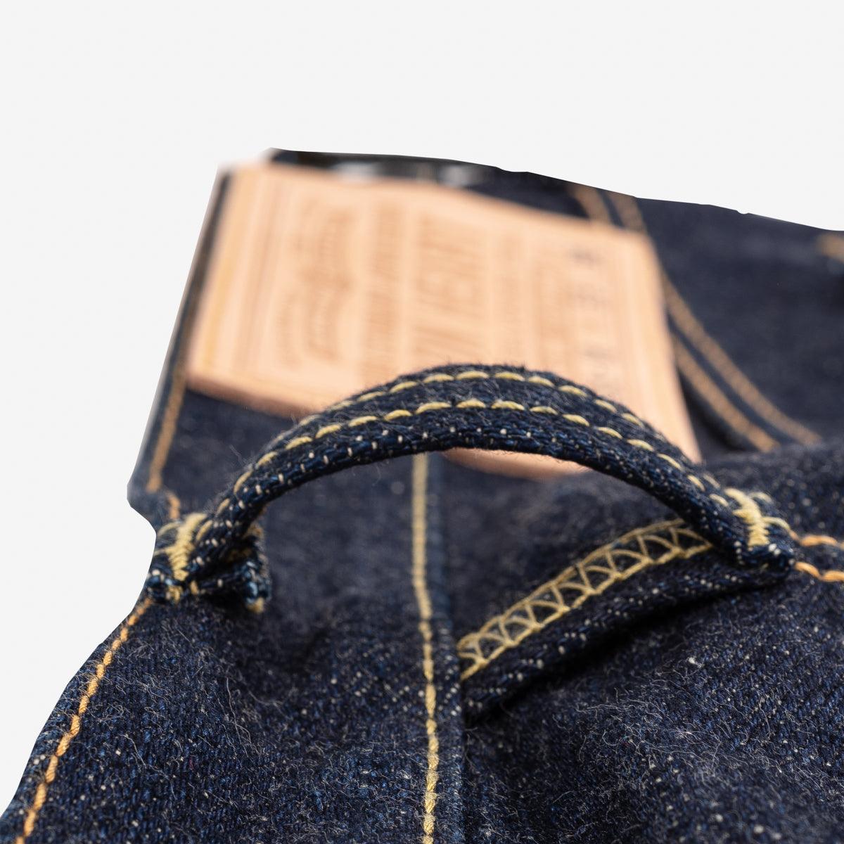 18oz Vintage Selvedge Denim Medium/High Rise Tapered Cut Jeans - Indigo