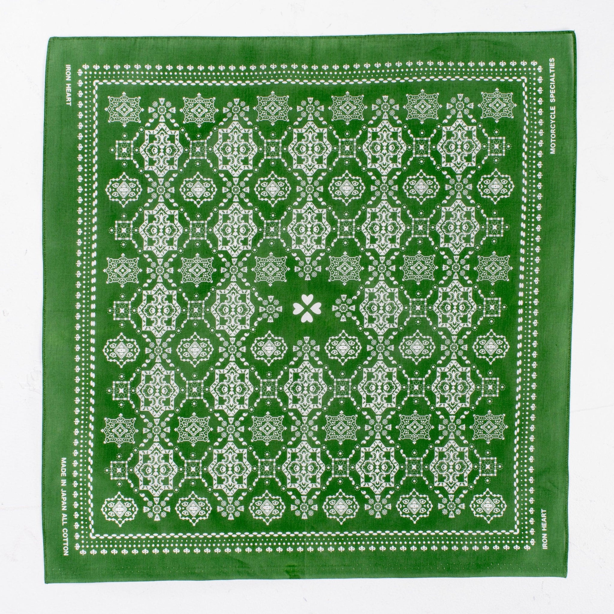 Image showing the IHG-051 - Iron Heart “Bell” Print Bandana - Black, Red, Green, Purple, Blue which is a Others described by the following info Accessories, Iron Heart, Others, Released and sold on the IRON HEART GERMANY online store