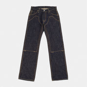 IH-822-IND - 21oz Selvedge Denim Double Knee Engineer Pants - Indigo