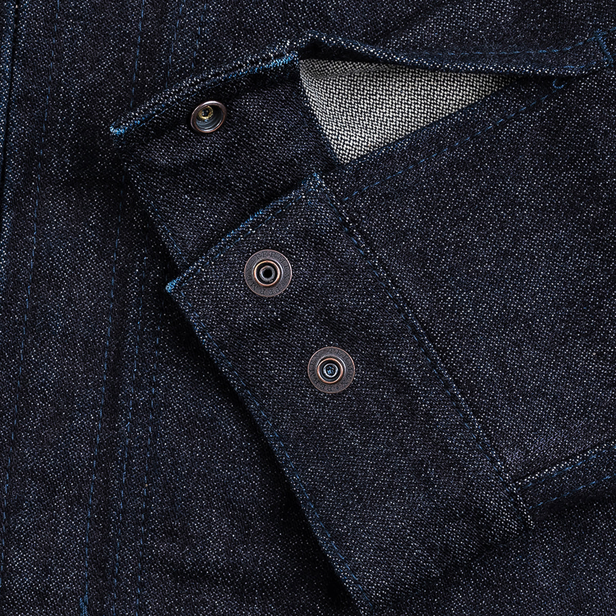 IHJ-122-IND  - SS26 - 14oz Broken Twill Selvedge Denim Work Jacket - Indigo