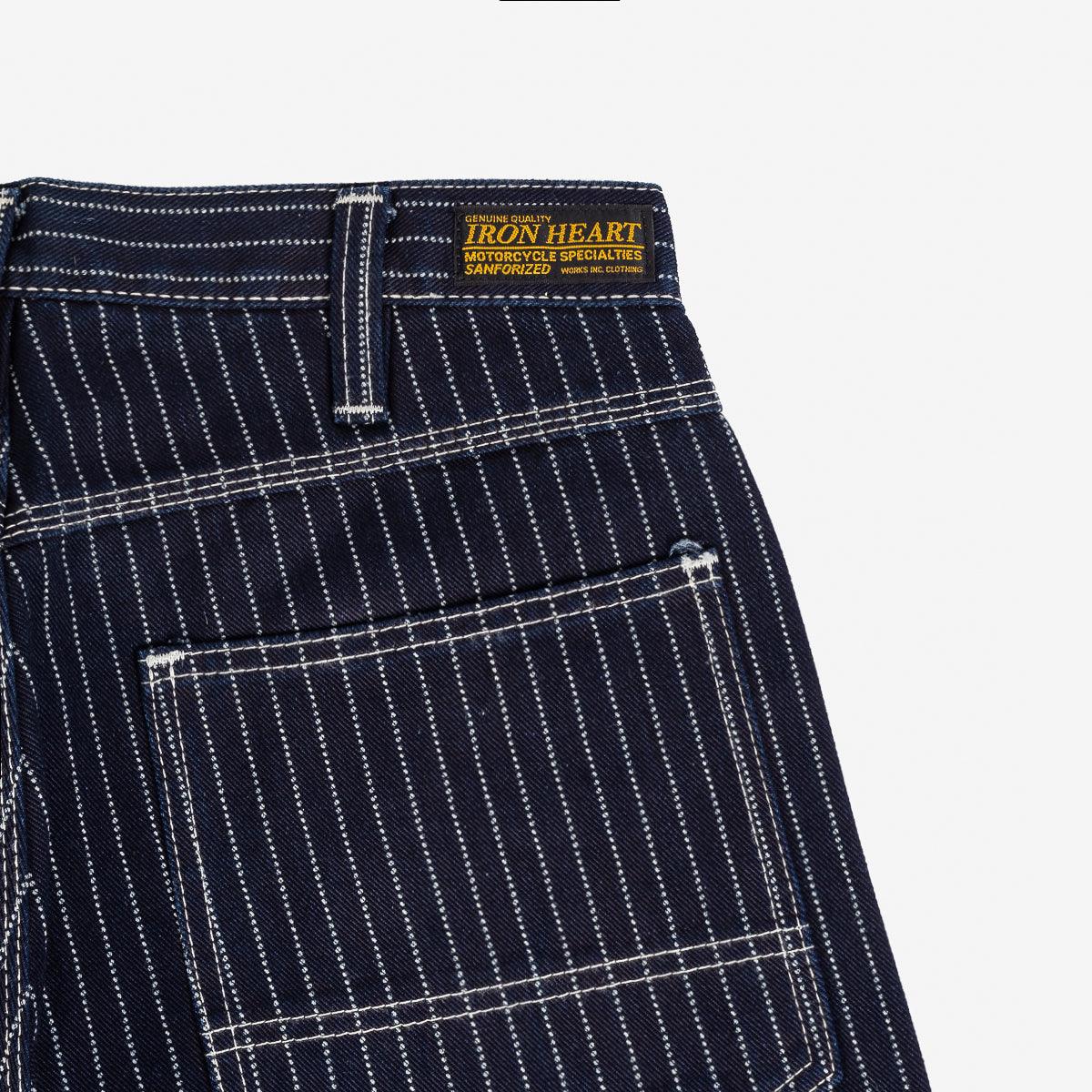 【美品】IRON HART 12ozウォパッシュデニム w28ストライプパンツ IRON HEART アイアンハート 12oz ウォバッシュストライプ エンジニア