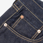 18oz Vintage Selvedge Denim Slim Tapered Cut Jeans - Indigo