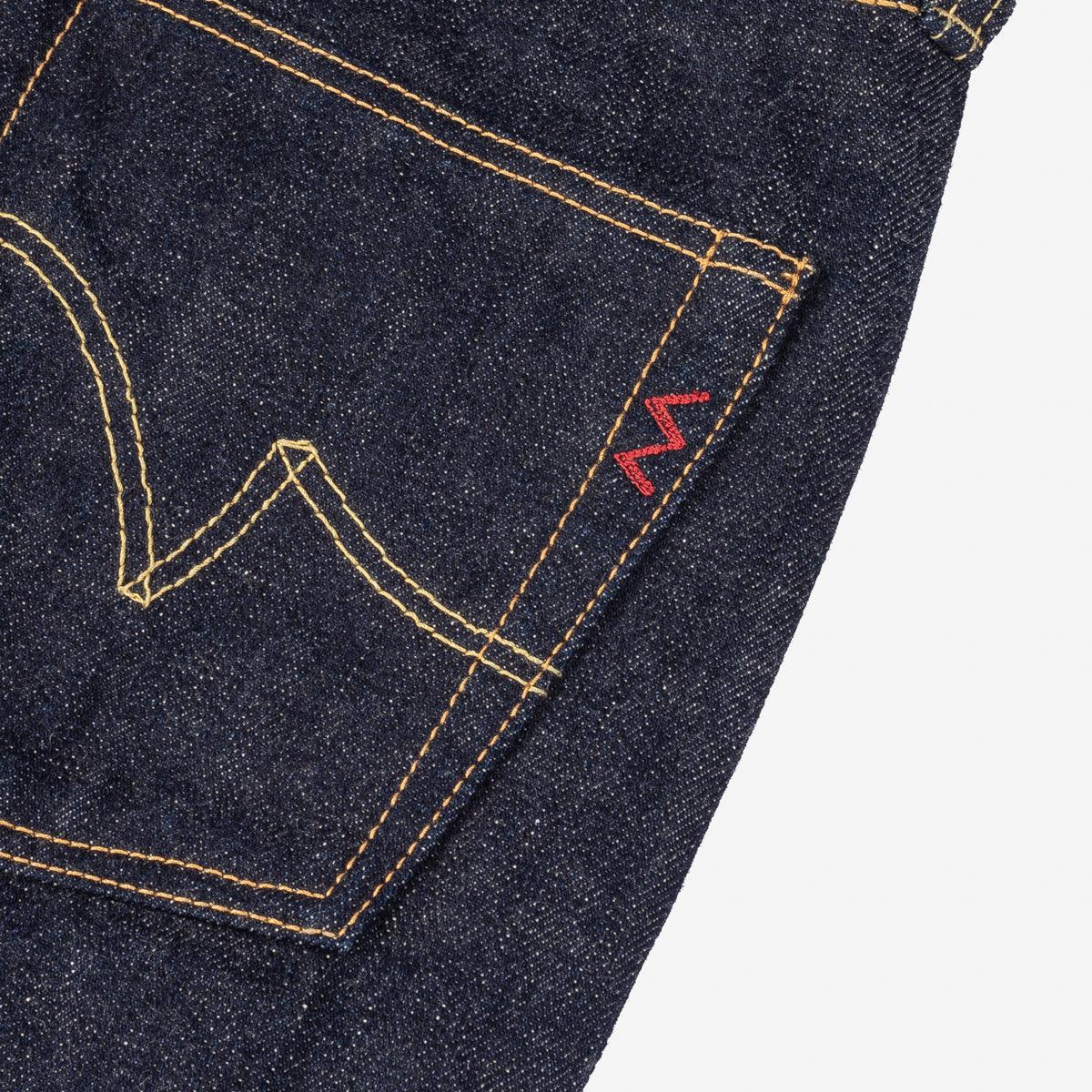 18oz Vintage Selvedge Denim Slim Tapered Cut Jeans - Indigo