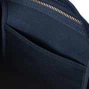 IHE-24-BLK - 21oz Denim and Buttero Leather Holdall - Superblack