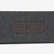 Image showing the IHB-10-BLK - Heavy Duty "Tochigi" Leather Belt Black which is a Belts described by the following info Accessories, Belts, Iron Heart, Released and sold on the IRON HEART GERMANY online store