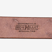 Image showing the IHB-10-BRN - Heavy Duty "Tochigi" Leather Belt - Brown which is a Belts described by the following info Accessories, Belts, Iron Heart, Released and sold on the IRON HEART GERMANY online store