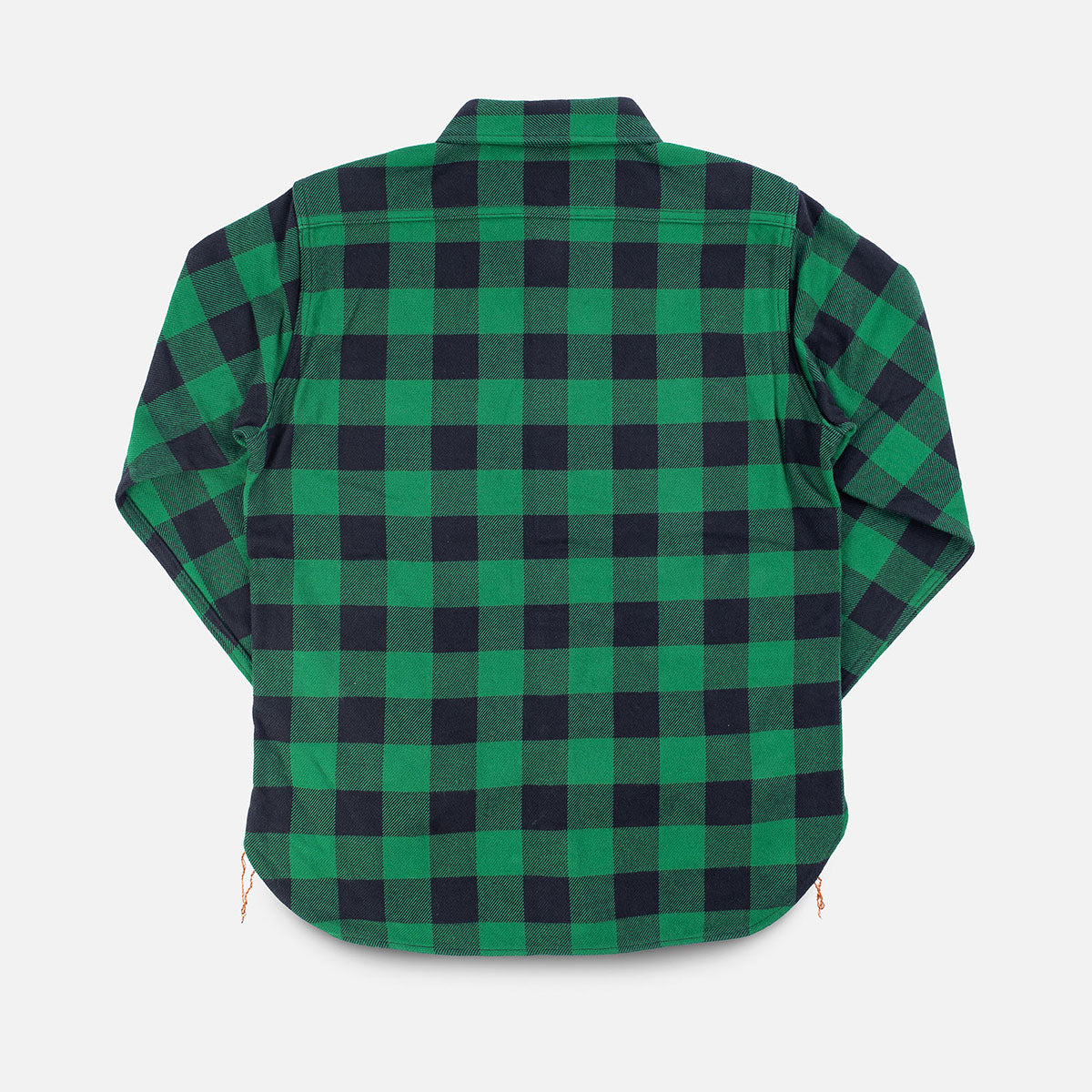 IHSH-468-GRN - FW-26 - Ultra Heavy Flannel Buffalo Check Work Shirt - Green