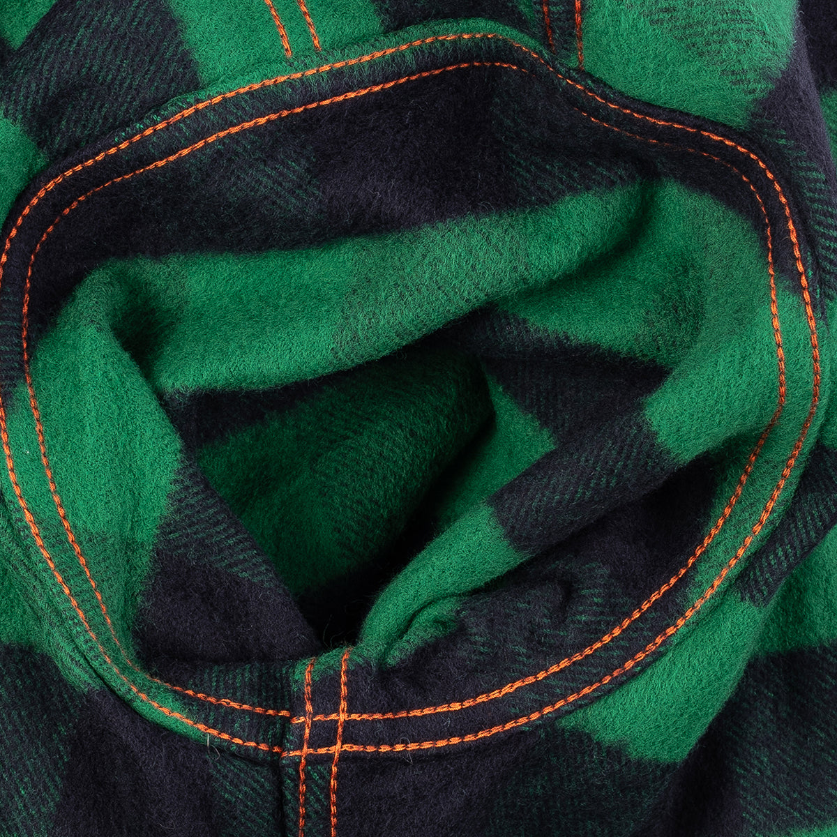 IHSH-468-GRN - FW-26 - Ultra Heavy Flannel Buffalo Check Work Shirt - Green