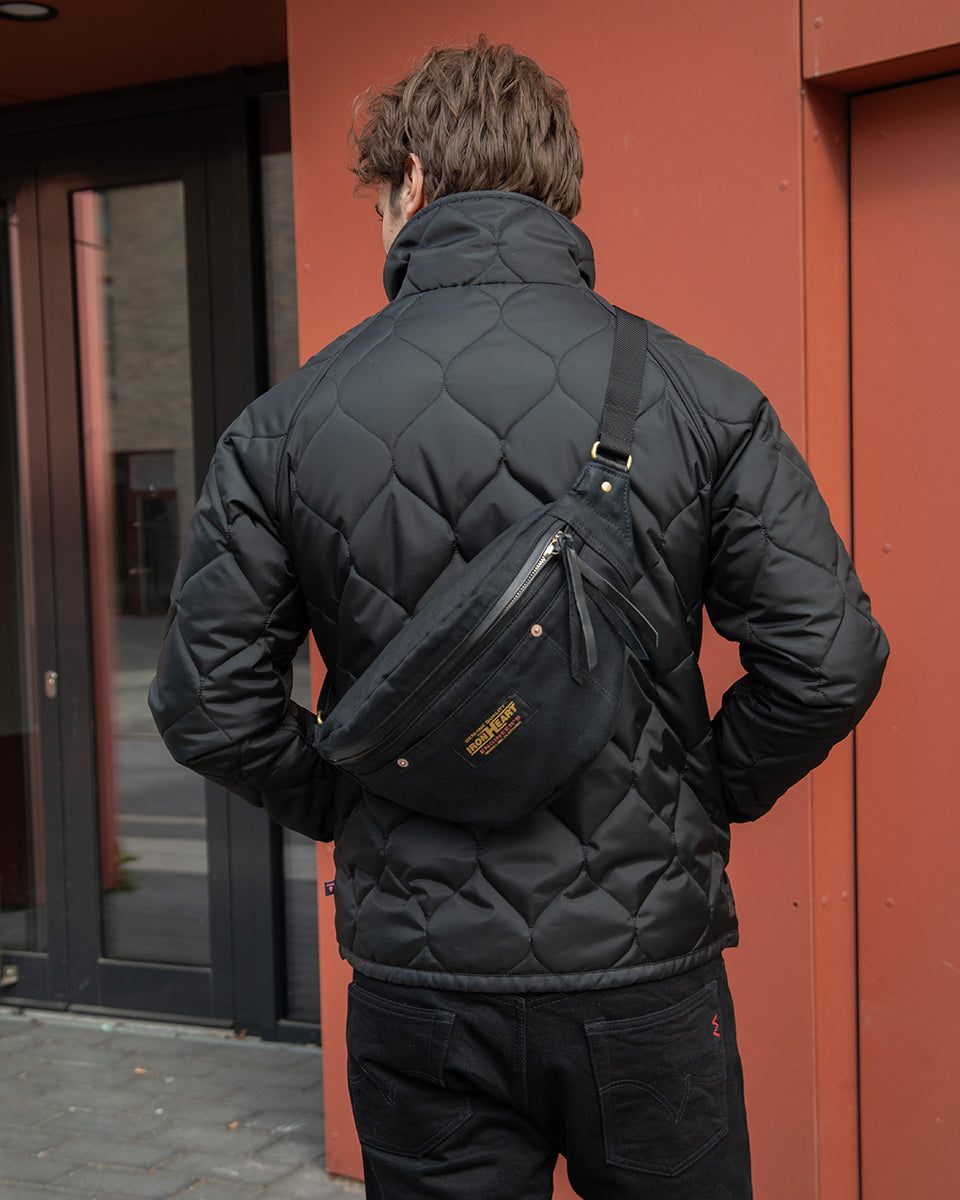 IHE-53-BLK - FW25 - Whipcord Waist Bag - Black – IRON HEART GERMANY