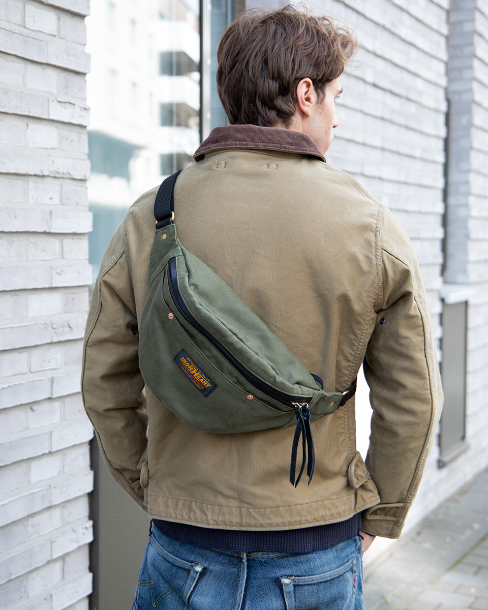 英軍ショルダーバッグ IHE-53-ODG - Whipcord Waist Bag - Olive Drab Green – IRON HEART