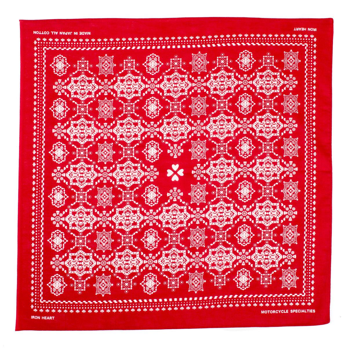 Image showing the IHG-051 - Iron Heart “Bell” Print Bandana - Black, Red, Green, Purple, Blue which is a Others described by the following info Accessories, Iron Heart, Others, Released and sold on the IRON HEART GERMANY online store
