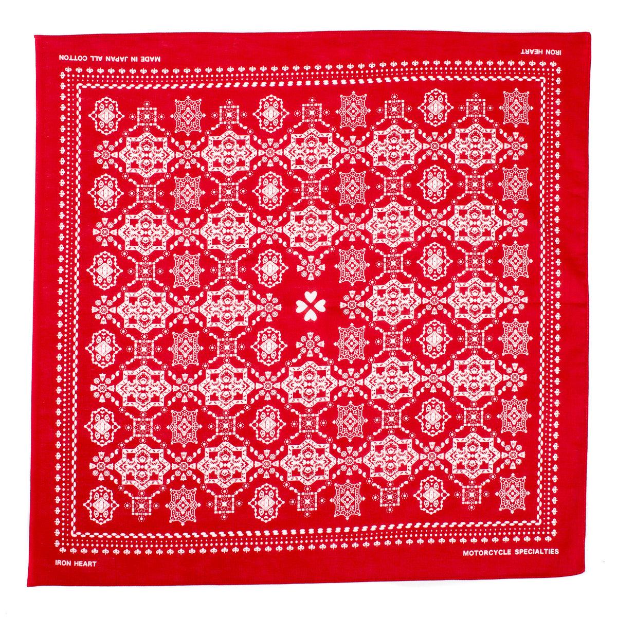Image showing the IHG-051 - Iron Heart “Bell” Print Bandana - Black, Red, Green, Purple, Blue which is a Others described by the following info Accessories, Iron Heart, Others, Released and sold on the IRON HEART GERMANY online store
