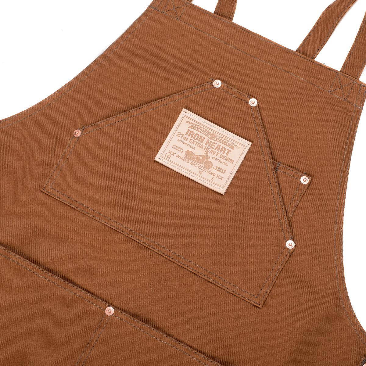 17oz Cotton Duck Apron - Brown