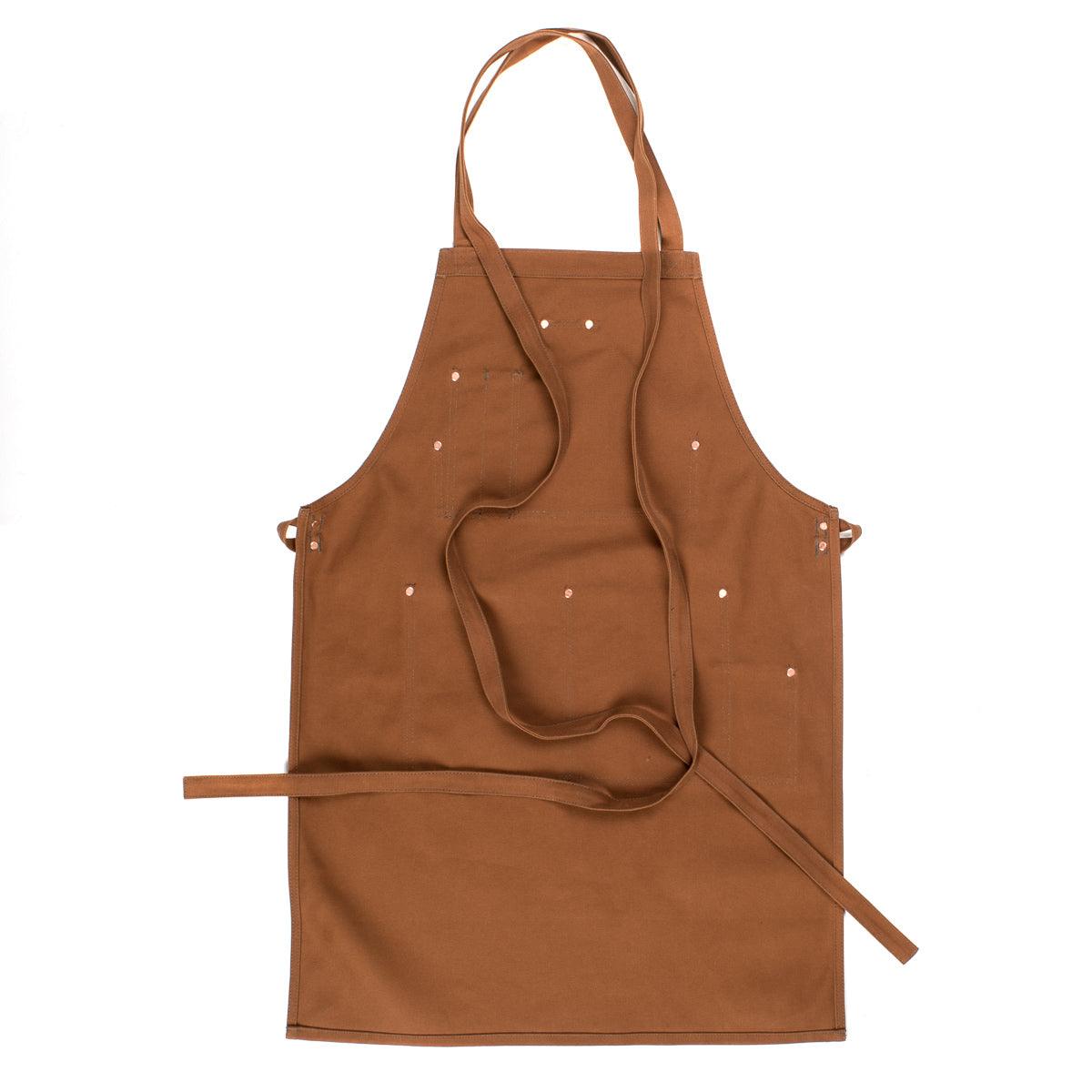 17oz Cotton Duck Apron - Brown