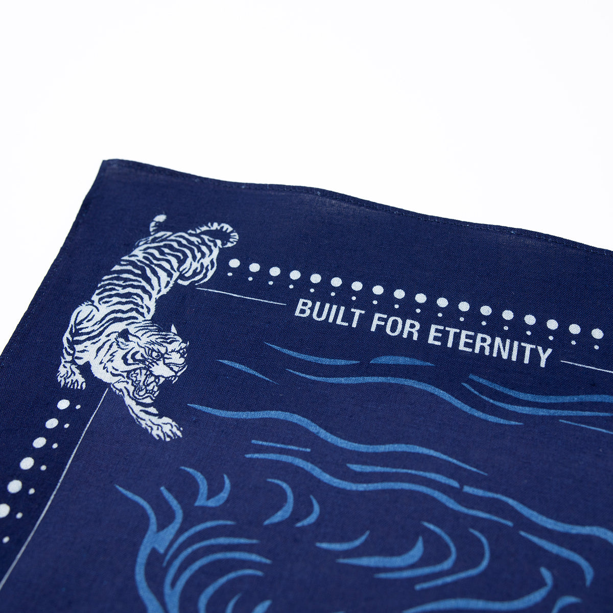 IHG-TIGER-IND - Iron Heart Germany “TIGER” Print Bandana - Indigo