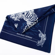IHG-TIGER-IND - Iron Heart Germany “TIGER” Print Bandana - Indigo