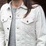 IHJ-162-GRY  - SS26 - 11oz Piqué Modified Type III Jacket - Light Grey