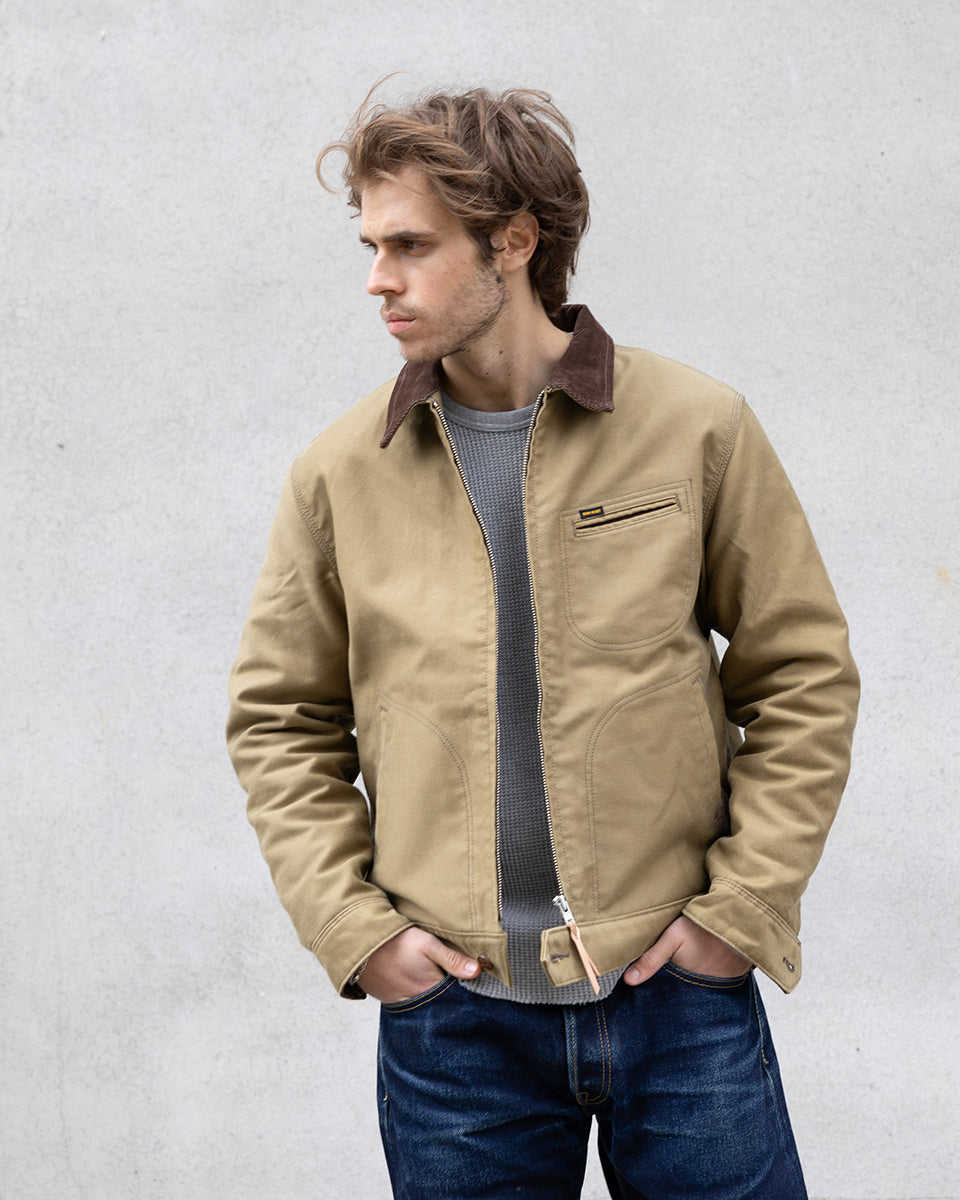 IHJ-169-KHA - FW26 - 12oz Whipcord Work Jacket - Khaki