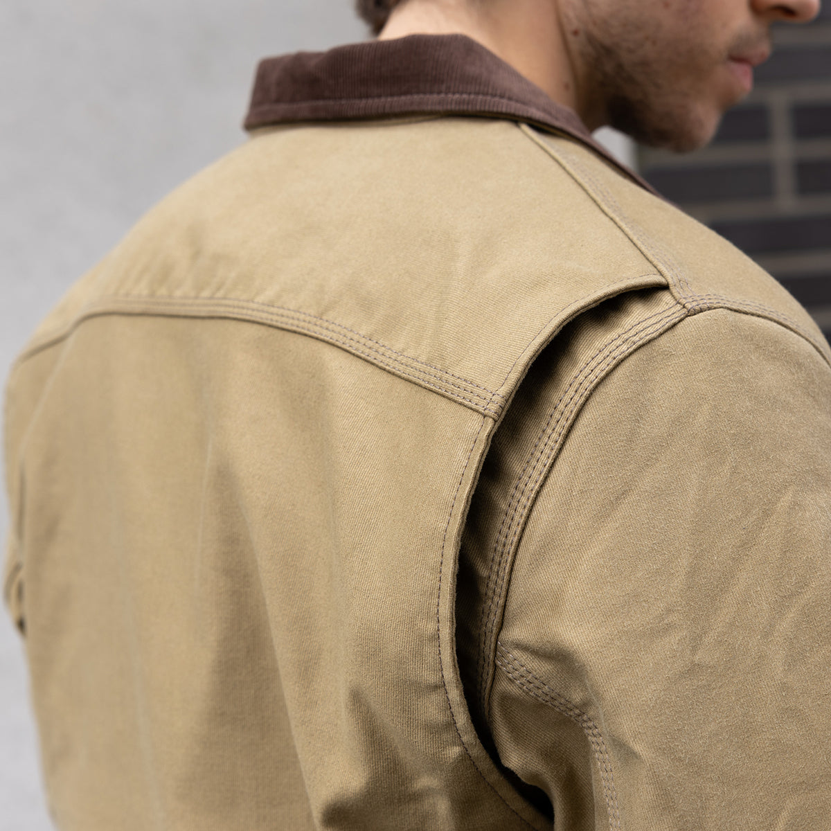 IHJ-169-KHA - FW26 - 12oz Whipcord Work Jacket - Khaki