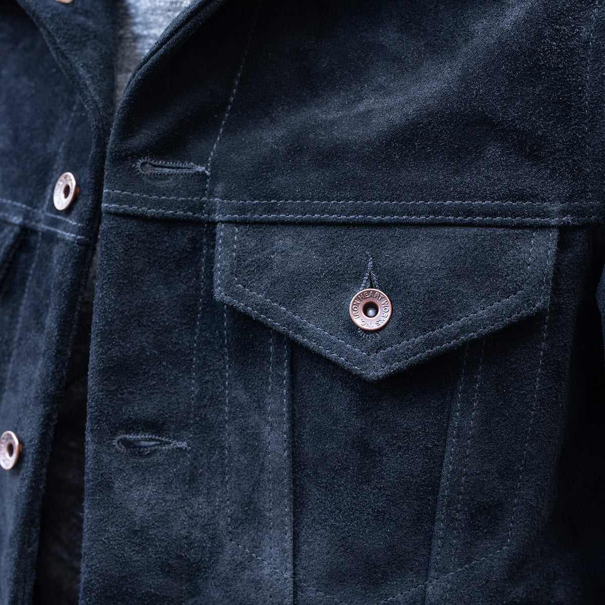 IHJ-49-BLK - Split Steer Modified Type III Jacket - Black