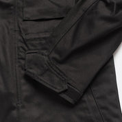 Image showing the IHM-27-BLK - Sateen M65 Field Jacket - Black which is a Jackets described by the following info Iron Heart, Jackets, Released, Tops and sold on the IRON HEART GERMANY online store