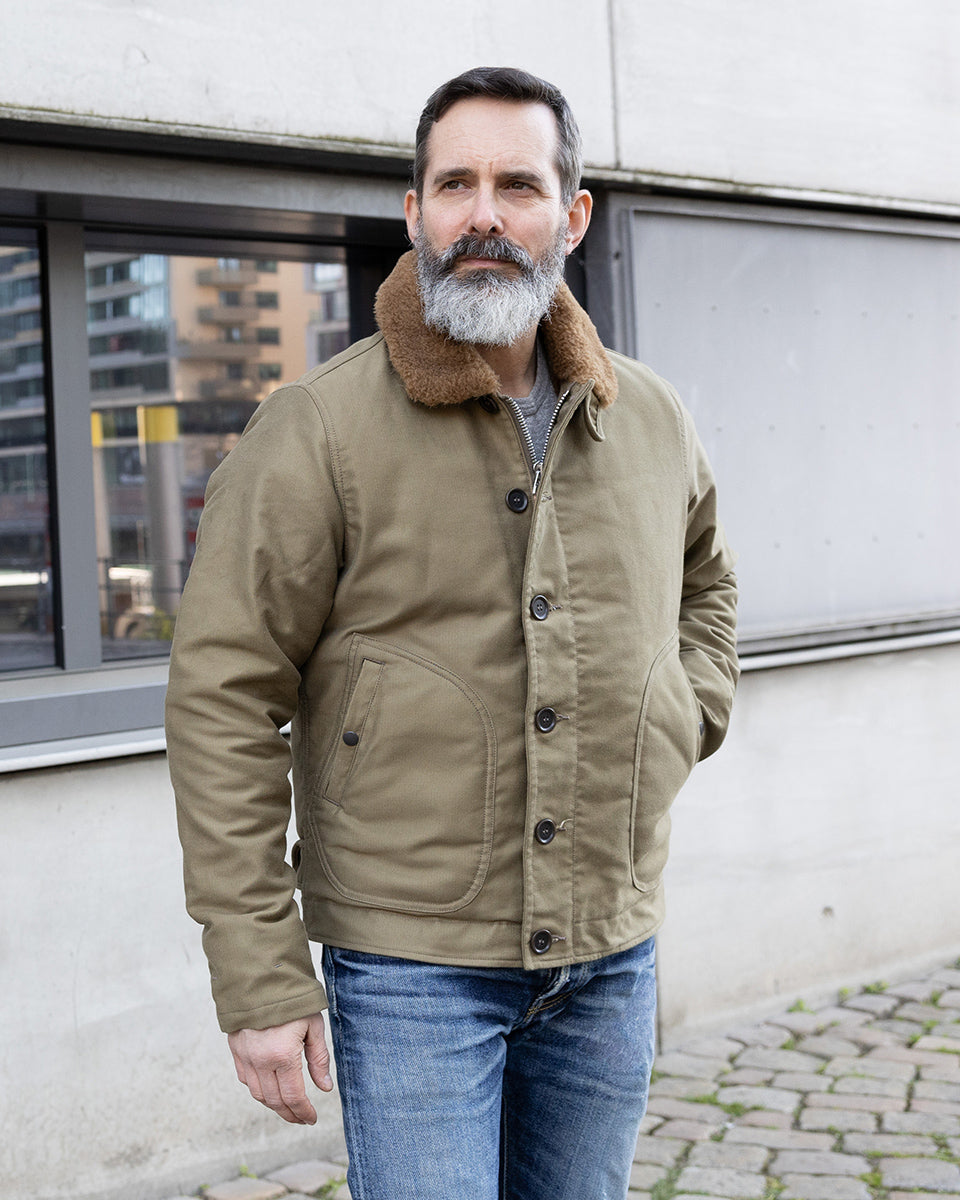 IHM-35-KHA - FW26 - Whipcord N1 Deck Jacket - Khaki