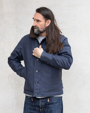 IHM-37-NAV - FW26 - Oiled Whipcord N1 Deck Jacket - Navy