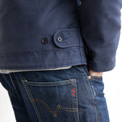 IHM-37-NAV - FW26 - Oiled Whipcord N1 Deck Jacket - Navy