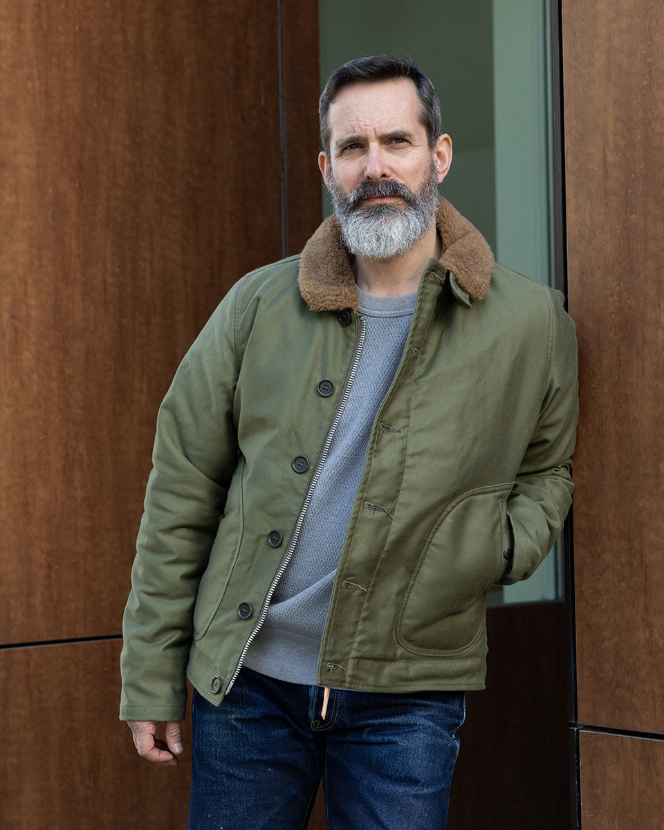 IHM-35-OLV - FW26 - Whipcord N1 Deck Jacket - Olive