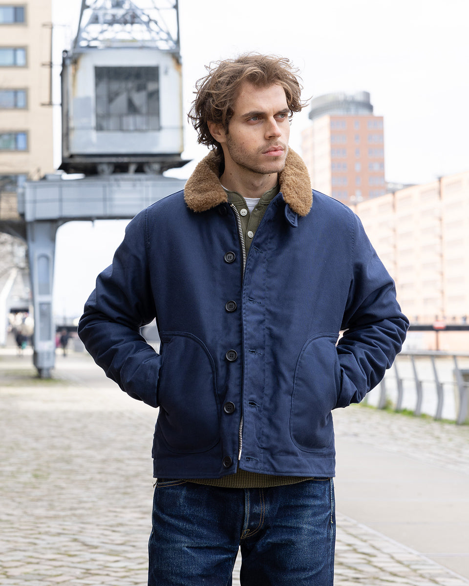 IHM-35-NAV - FW26 - Whipcord N1 Deck Jacket - Navy