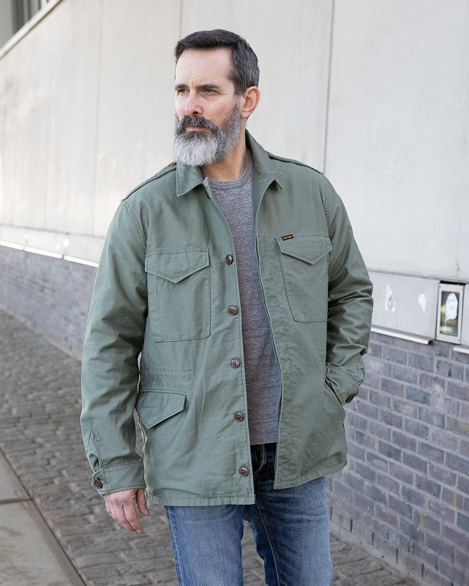 IHM-51-OLV - FW26 - 9.5oz Back Sateen Type M-43 Field Jacket - Olive