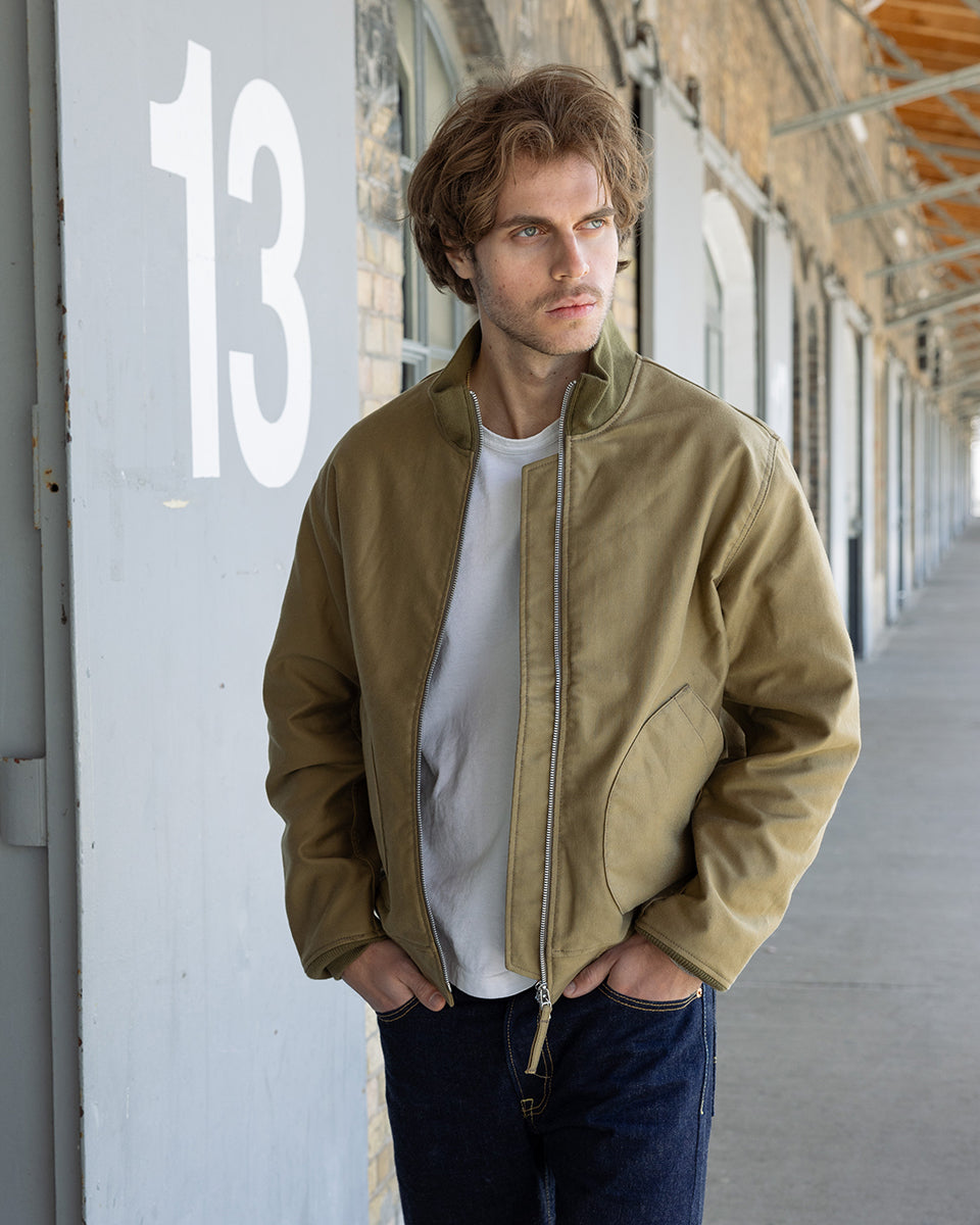 IHM-52-KHA - FW26 - 12oz Whipcord Tanker Jacket - Khaki