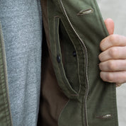 IHM-53-ODG - FW26 - 12oz Whipcord Lightweight N1 Deck Jacket - Olive Drab Green