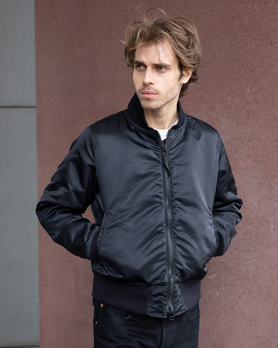 IHM-55-BLK - FW26 - Nylon Type L-2B Flight Jacket -Black