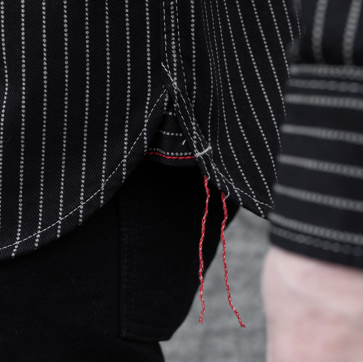 IHSH-266-BLK - 12oz Wabash Work Shirt - Black