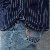 IHSH-266-IND - 12oz Wabash Work Shirt - Indigo