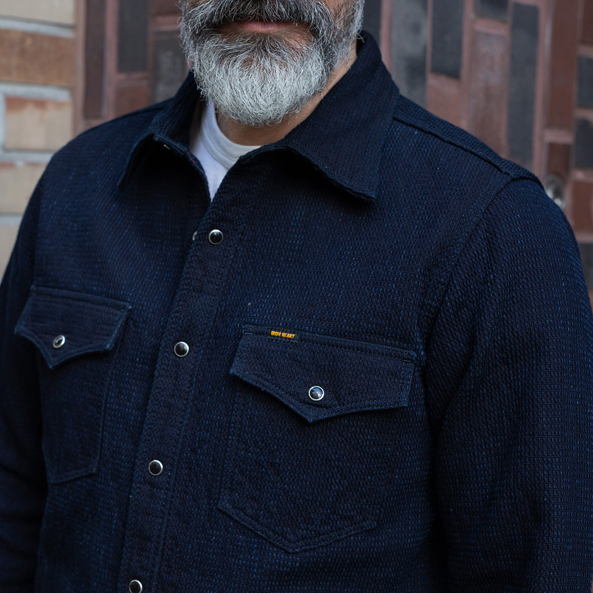 IHSH-437-IND - SS26 - 13.5oz Dobby Cloth CPO Shirt - Indigo