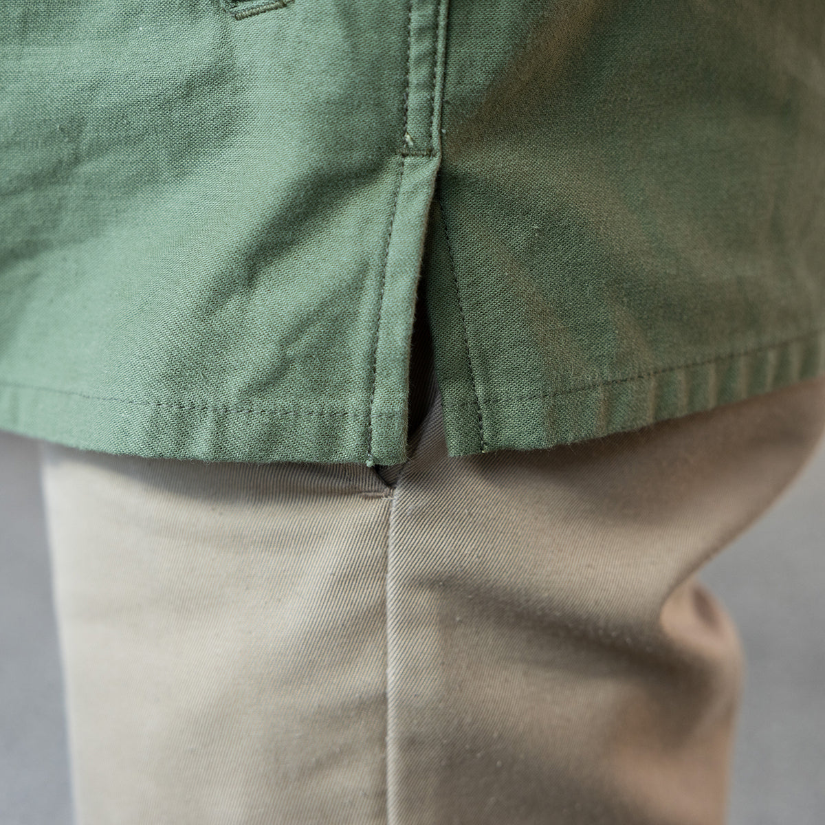 IHSH-451-ODG - FW26 - 9oz Cotton Sateen Military CPO Shirt - Olive Drab Green