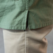 IHSH-451-ODG - FW26 - 9oz Cotton Sateen Military CPO Shirt - Olive Drab Green