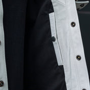 IHSH-464-WHT - FW26 - Leather Western Shirt - White