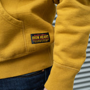 IHSW-81L-MUS-NP - 14oz Ultra Heavyweight Loopwheel Cotton Zippered Hoodie - Mustard