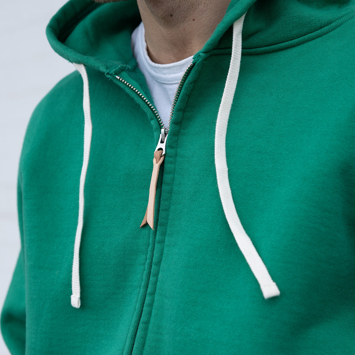 IHSW-82L-GRN - FW26 - 14oz Ultra Heavyweight Loopwheel Zip Up Hoodie - Green