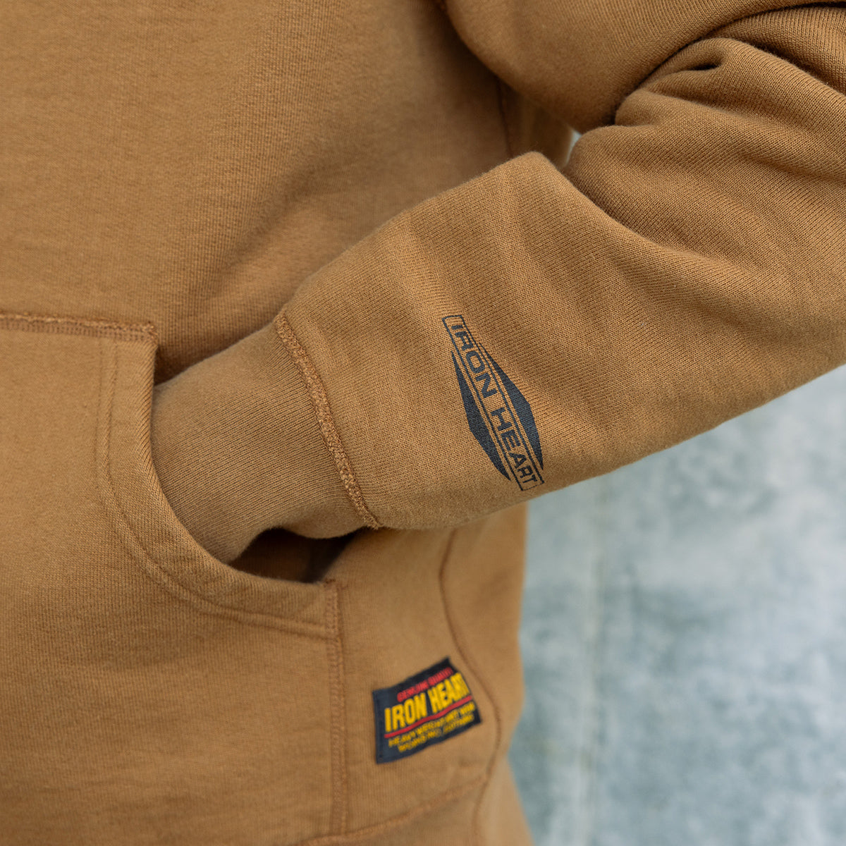 IHSW-85-BRN - FW-26 - 14oz Ultra Heavyweight Loopwheel Zip Up Award Sweater - Brown