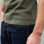 IHT-1600-OLV - 11oz Crew Neck T-Shirt - Olive