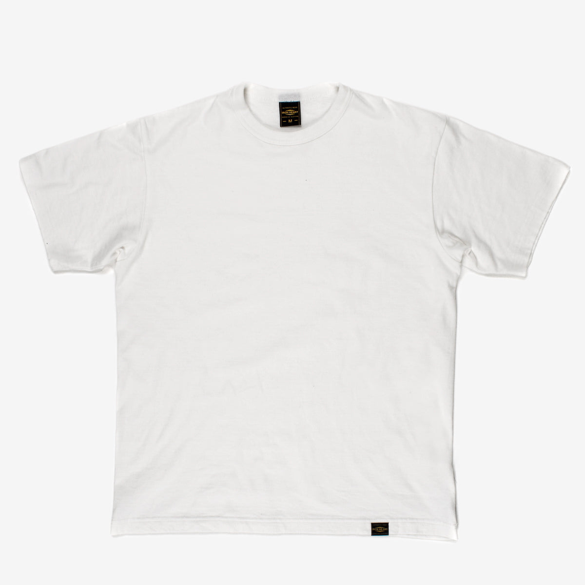 IHT-1610-WHT - 6.5oz Loopwheel Crew Neck T-Shirt - White