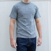 IHT-1610L-LGR - 6.5oz Loopwheel Crew Neck T-Shirt (Long) - Light Grey