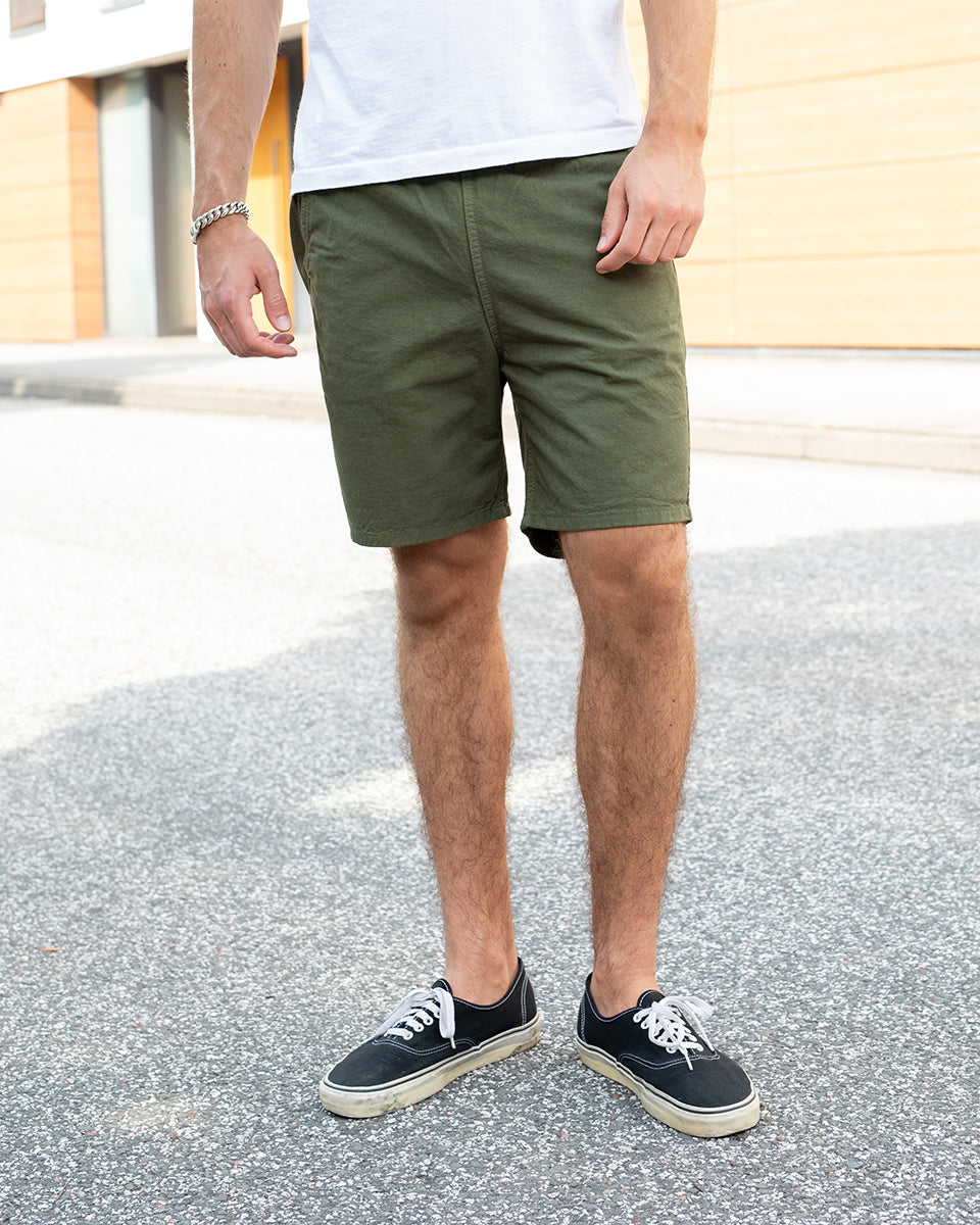 IH-729-OLV - Cotton Easy Shorts - Olive