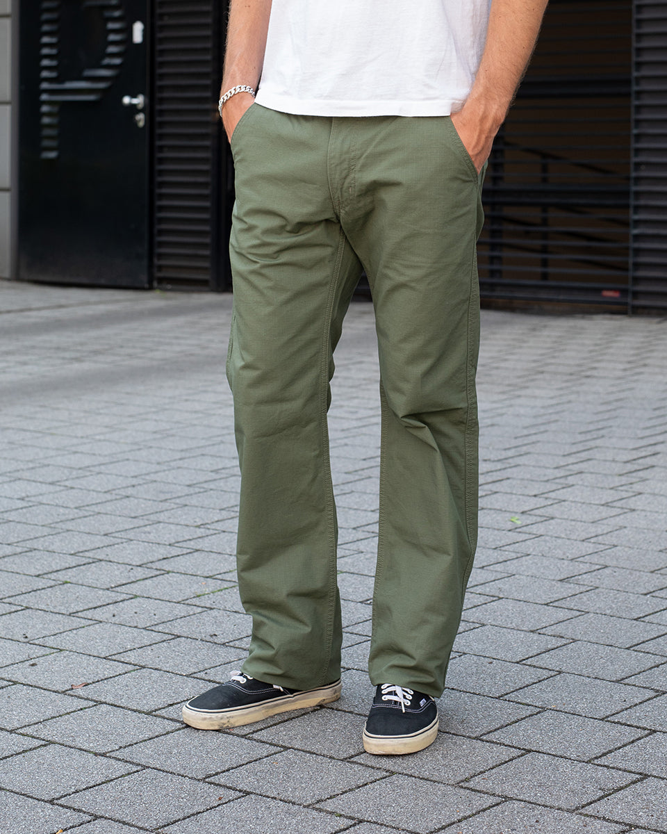 IH-746-GRN - 8oz Ripstop Wide Pants - Army Green