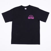 IHT-IHG-8-BLK - Iron Heart Hamburg - Germany 7.5oz Loopwheel Crew Neck T-Shirt - Black