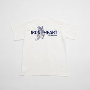 IHT-IHG-7-WHT/2 - Iron Heart Germany 7.5oz Loopwheel Crew Neck T-Shirt - White